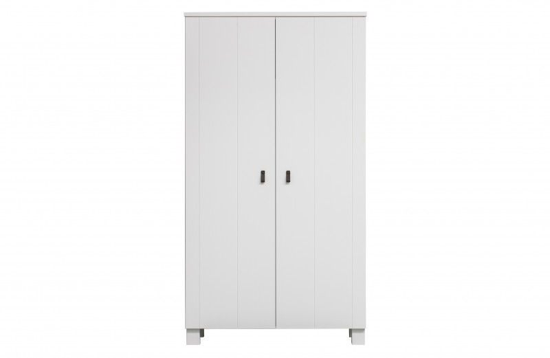 WARDROBE WHITE PINE 2 DOORS - CABINETS, SHELVES